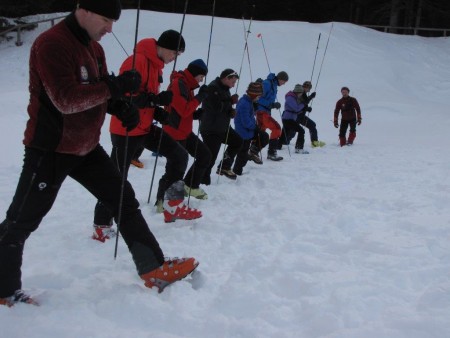 Dan varstva pred snežnimi plazovi - Pokljuka 2014